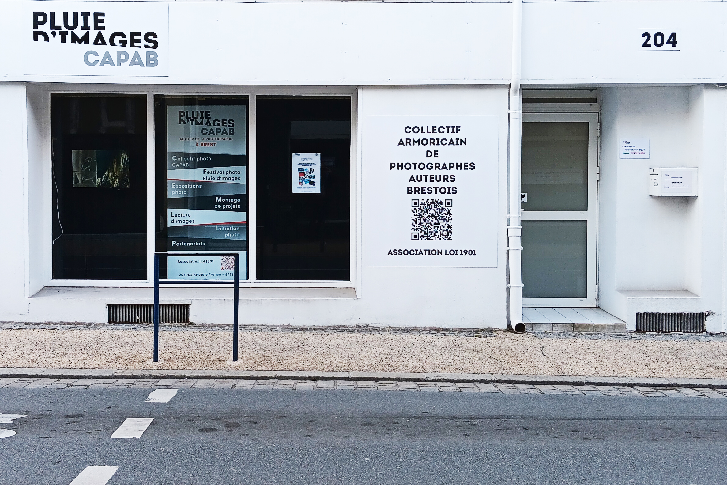 le Local de l'association : 204 rue Anatole France à Brest