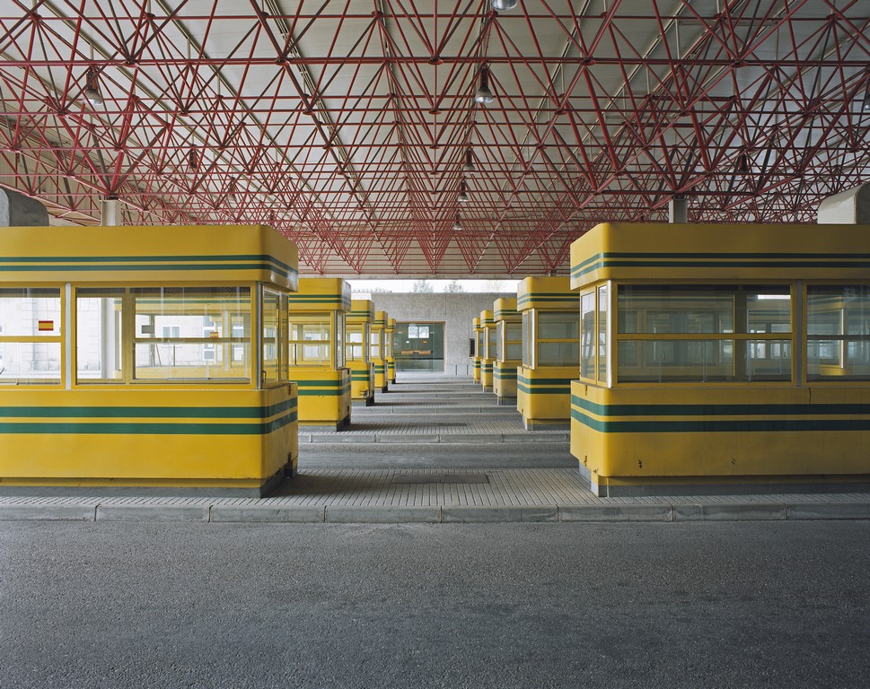 Les postes de douanes et paysages frontaliers