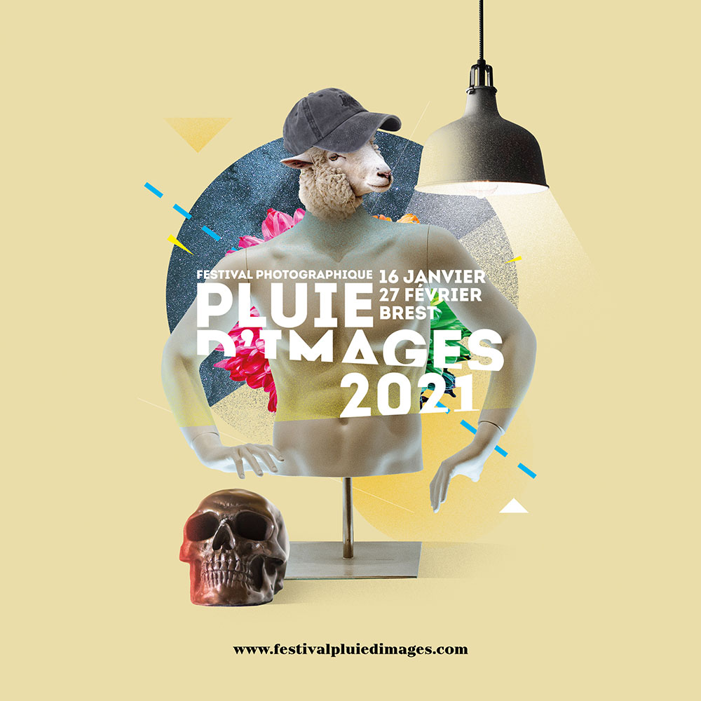 affiche festival photographique pluie d'images 2021 brest