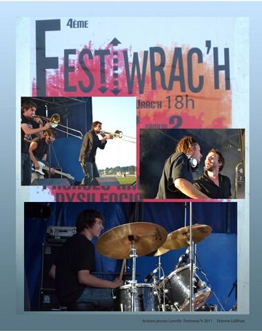 Le Festiwrac'h vu dans un objectif par des jeunes
